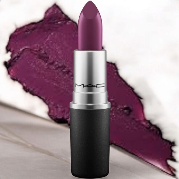 MAC Satin Lipstick in Rebel (Deep Bright Berry) - Picture 10 of 16